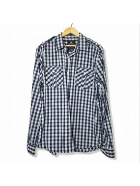 Bongo Plaid Button Down Shirt XL